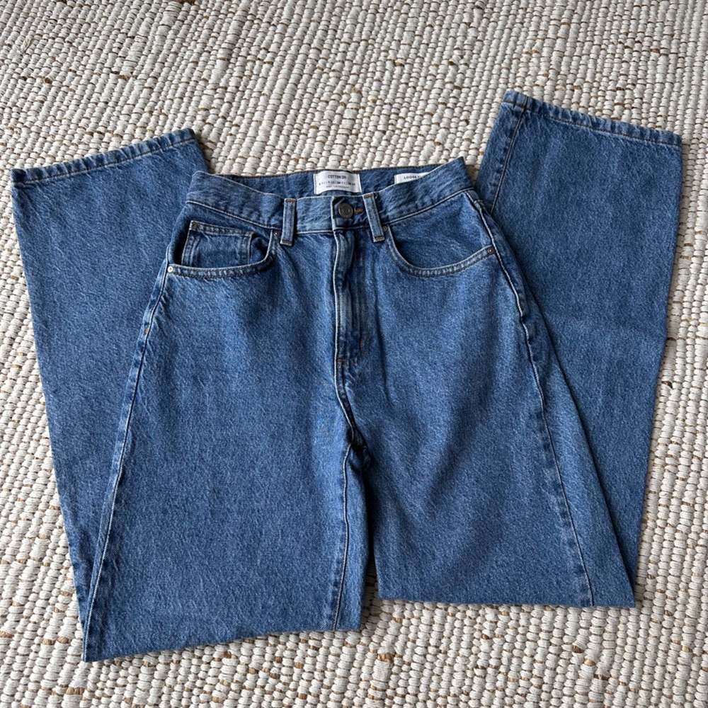 Cotton On High Rise Classic Blue Jeans